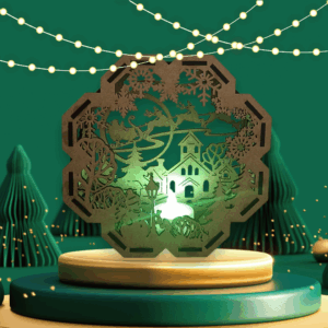 Lampe de noël hexagonale à partir de 10 euro